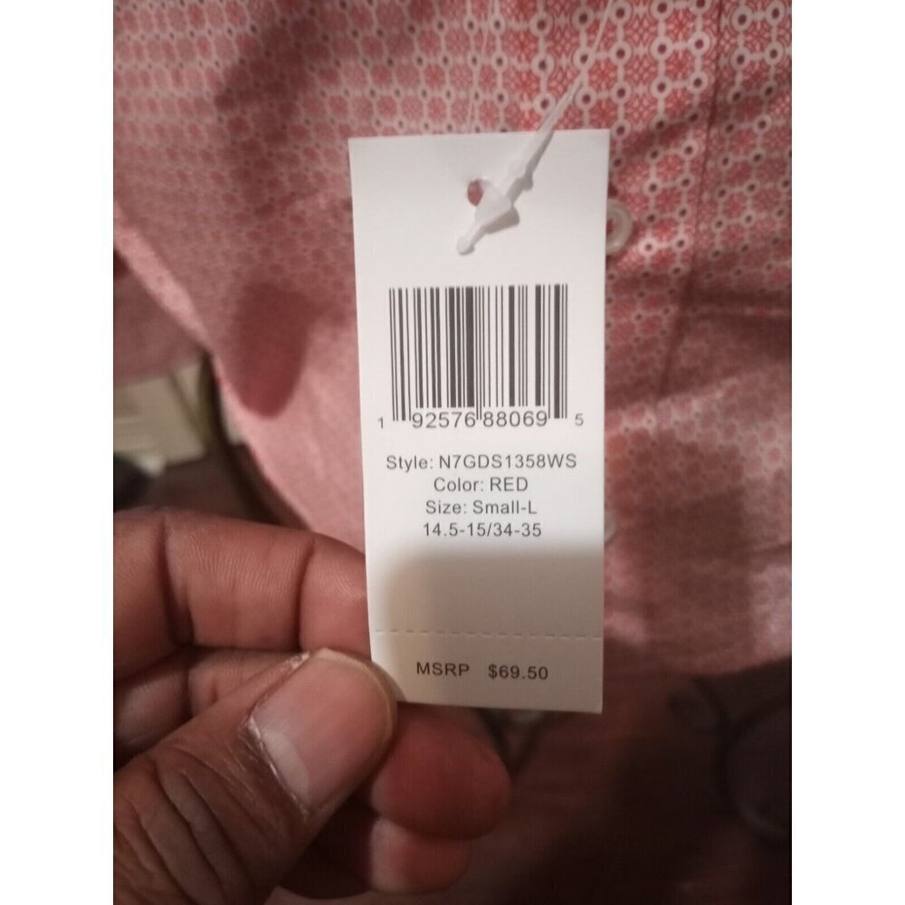 New Nick Graham Everywhere Mens Stretch Modern Fit Shirt 14.5-15 34/35 (Small S) - Picture 2 of 12